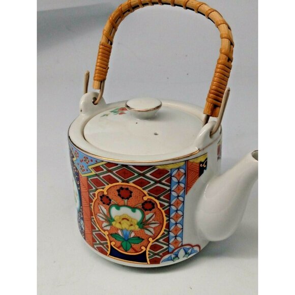 Miyako Imari Ware Hand Crafted PorcelainTea Pot - Signed - Picture 2 of 11